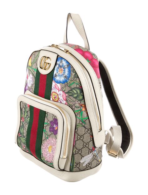 floral gucci backpack|small gucci backpack.